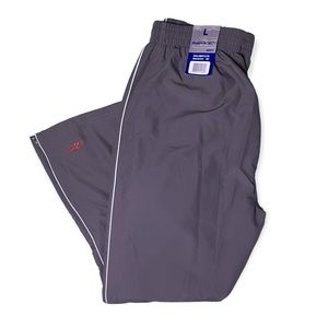 DEADSTOCK Reebok 2003 Vintage NWT Gray Orange Swishy Track Pants Men LARGE